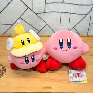 Nintendo Kirby All Star Collection Plush Set Wing Kirby & Standard San-Ei S